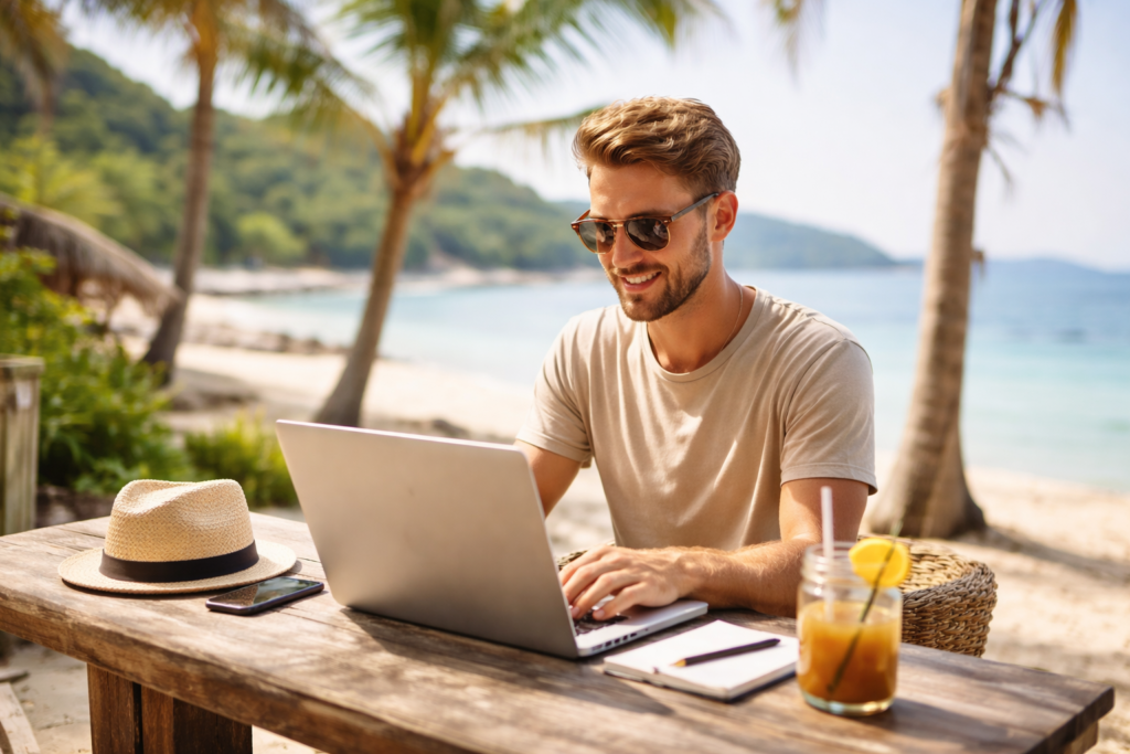 digital nomad work
