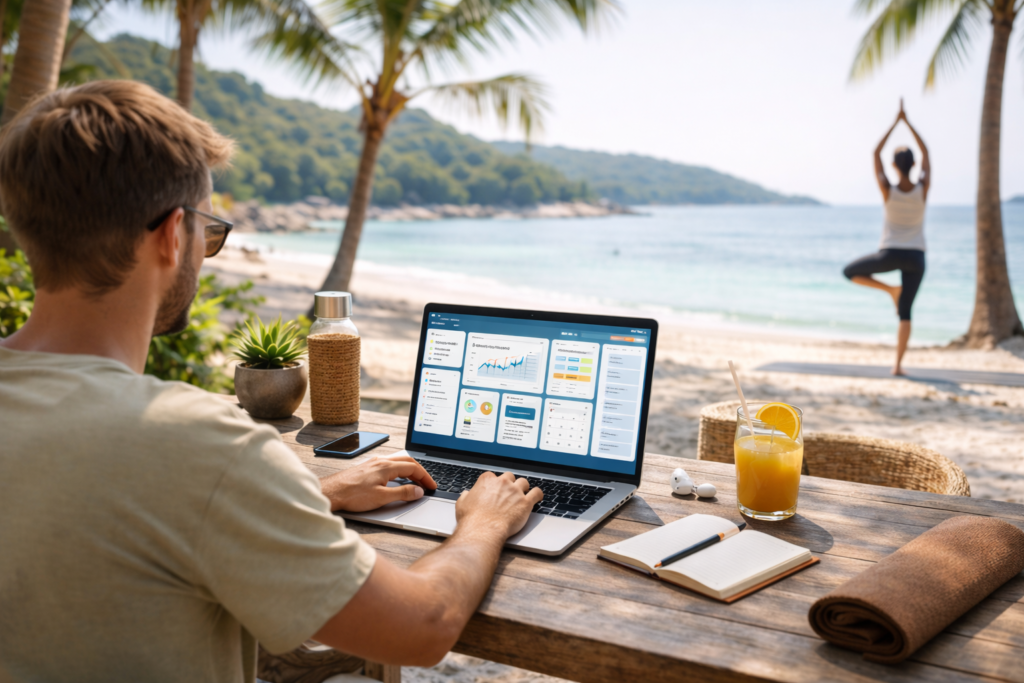 sustainable remote work lifestyle