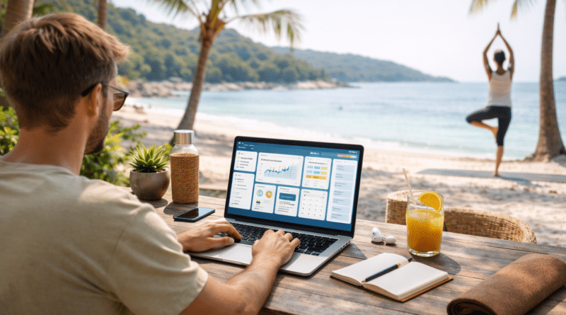 sustainable remote work lifestyle